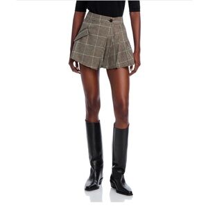 Rails Checkered Brown Skort